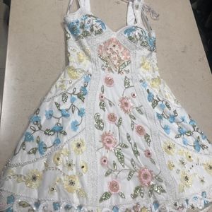 Sherri Hill 52669 Short Cocktail Dress Ivory/Multi